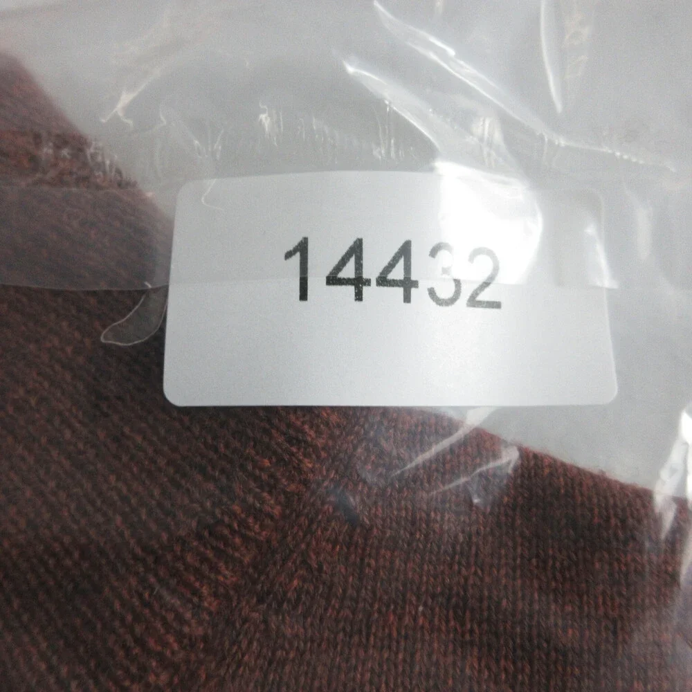 Jos A Bank Sweater Mens Large Brown Heather Wool Long Sleeve Pullover